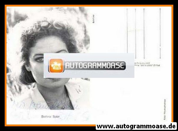 Autogramm Schauspieler | Bettina SPIER | 1980er (Portrait SW Rüdel) Privat