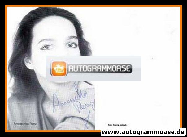 Autogramm Schauspieler | Anouschka RENZI | 1980er (Portrait SW) Jentzsch