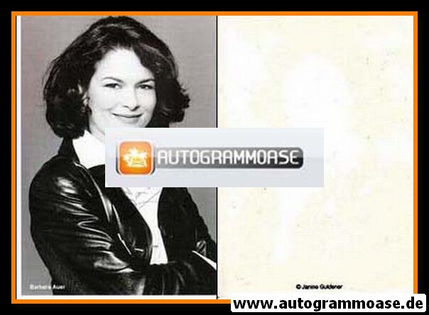 Autogramm Schauspieler | Barbara AUER | 1990er (Portrait SW) Guldener