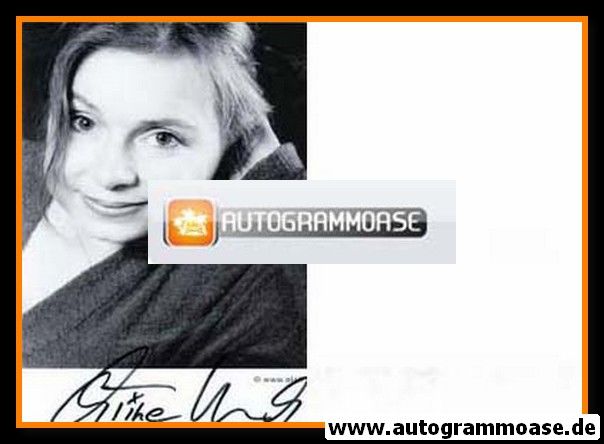 Autogramm Schauspieler | Christine URSPRUCH | 1990er Foto (Portrait SW)