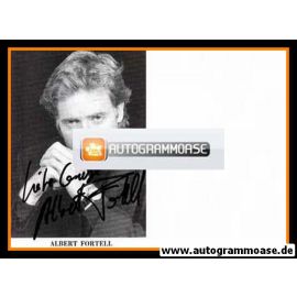 Autogramm Schauspieler | Albert FORTELL | 1980er (Portrait SW)