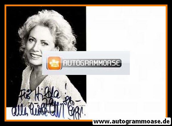 Autogramm Schauspieler | Almut EGGERT | 1980er (Portrait SW)