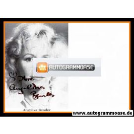 Autogramm Schauspieler | Angelika BENDER | 1980er (Portrait SW)