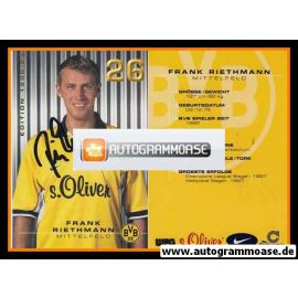 Autogramm Fussball | Borussia Dortmund | 1998 | Frank RIETHMANN