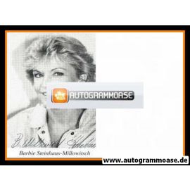 Autogramm Schauspieler | Barbie STEINHAUS-MILLOWITSCH | 1980er (Portrait SW)