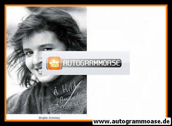 Autogramm Schauspieler | Brigitte ANNESSY | 1980er (Portrait SW)