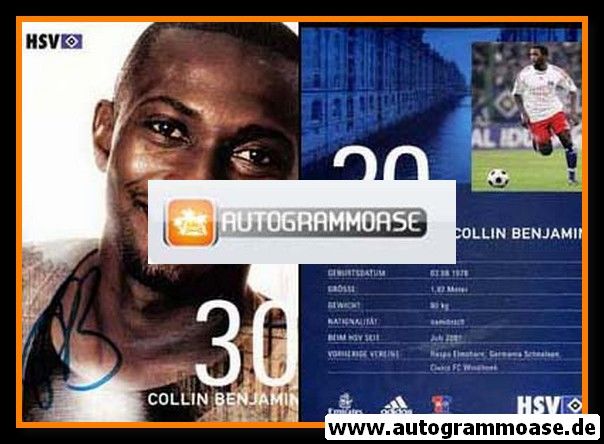 Autogramm Fussball | Hamburger SV | 2008 | Collin BENJAMIN