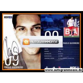 Autogramm Fussball | Hamburger SV | 2008 | Paolo GUERRERO