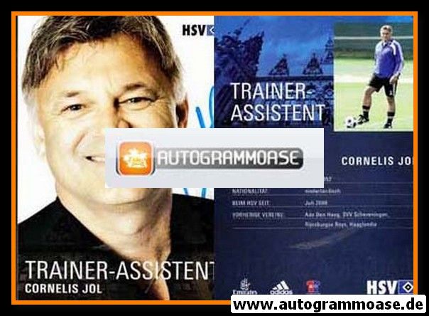 Autogramm Fussball | Hamburger SV | 2008 | Cornelis JOL