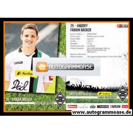 Autogramm Fussball | Borussia Mönchengladbach | 2009 | Fabian BÄCKER