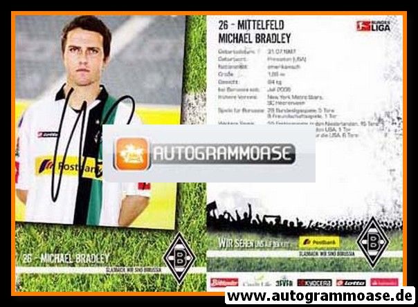 Autogramm Fussball | Borussia Mönchengladbach | 2009 | Michael BRADLEY