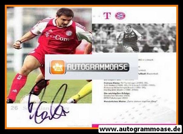 Autogramm Fussball | FC Bayern München | 2003 | Sebastian DEISLER