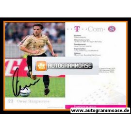 Autogramm Fussball | FC Bayern München | 2004 | Owen HARGREAVES