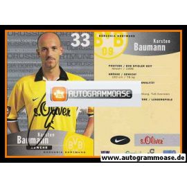 Autogramm Fussball | Borussia Dortmund | 1999 | Karsten BAUMANN