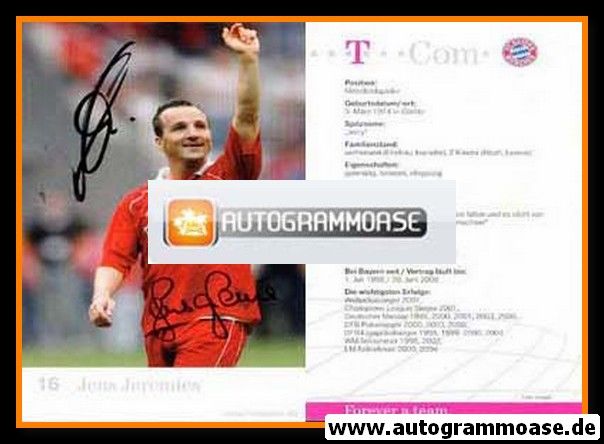 Autogramm Fussball | FC Bayern München | 2005 | Jens JEREMIES