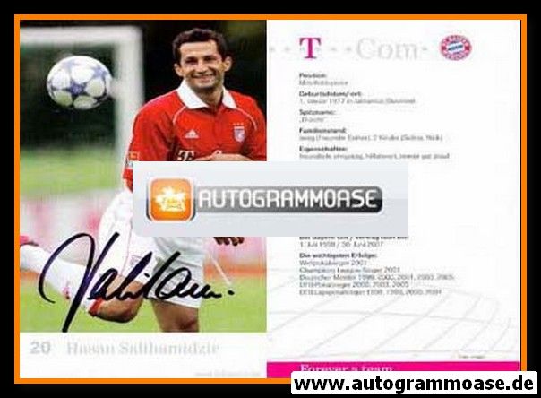 Autogramm Fussball | FC Bayern München | 2005 | Hasan SALIHAMIDZIC