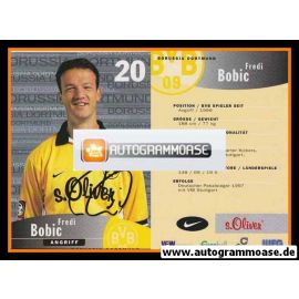 Autogramm Fussball | Borussia Dortmund | 1999 | Fredi BOBIC 2