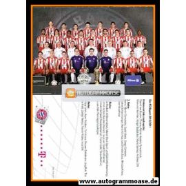 Mannschaftskarte Fussball | FC Bayern München | 2010 Mini