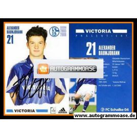 Autogramm Fussball | FC Schalke 04 | 2005 | Alexander BAUMJOHANN