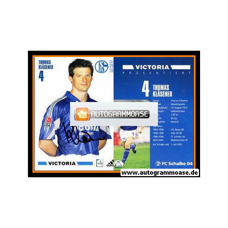 Thomas Kläsener  FC Schalke 04  2005/2006  Autogrammkarte signiert  273833 