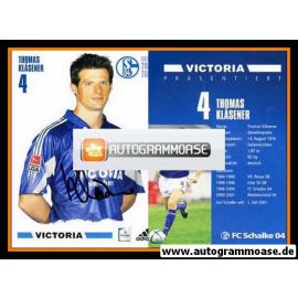Autogramm Fussball | FC Schalke 04 | 2005 | Thomas KLÄSENER