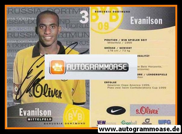Autogramm Fussball | Borussia Dortmund | 1999 | EVANILSON