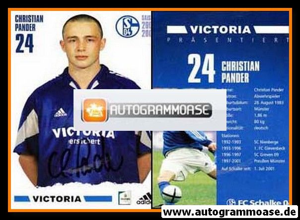 Autogramm Fussball | FC Schalke 04 | 2005 | Christian PANDER