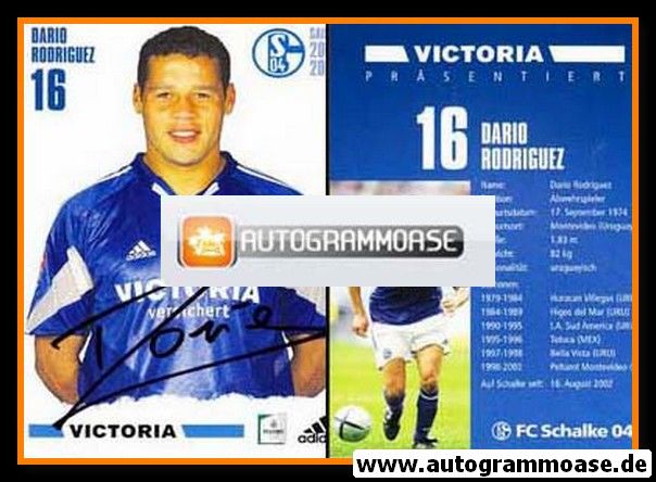 Autogramm Fussball | FC Schalke 04 | 2005 | Dario RODRIGUEZ
