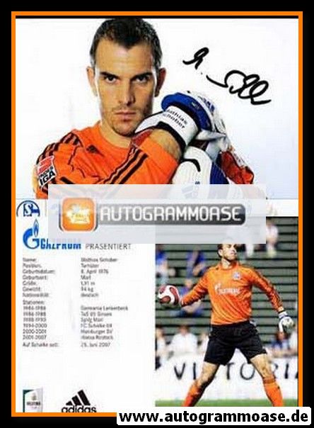 Autogramm Fussball | FC Schalke 04 | 2007 | Mathias SCHOBER