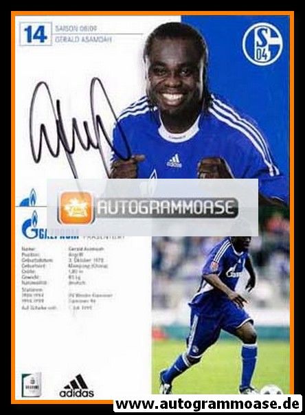 Autogramm Fussball | FC Schalke 04 | 2008 | Gerald ASAMOAH