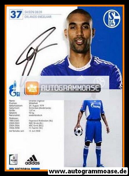 Autogramm Fussball | FC Schalke 04 | 2008 | Orlando ENGELAAR