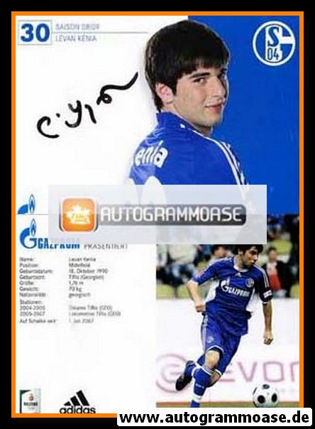 Autogramm Fussball | FC Schalke 04 | 2008 | Levan KENIA