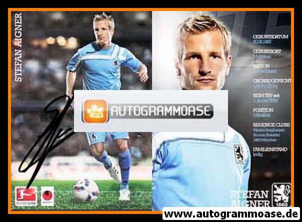 Autogramm Fussball | TSV 1860 München | 2011 | Stefan AIGNER