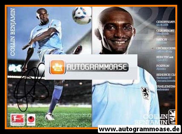 Autogramm Fussball | TSV 1860 München | 2011 | Collin BENJAMIN