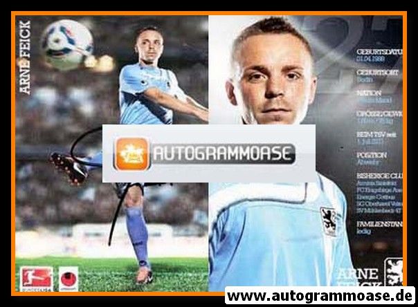 Autogramm Fussball | TSV 1860 München | 2011 | Arne FEICK