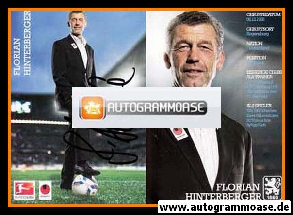 Autogramm Fussball | TSV 1860 München | 2011 | Florian HINTERBERGER