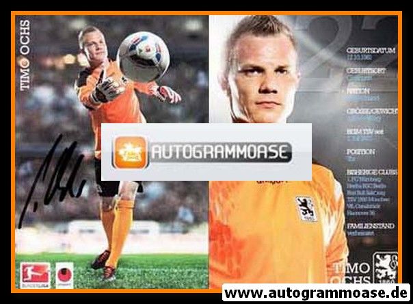 Autogramm Fussball | TSV 1860 München | 2011 | Timo OCHS