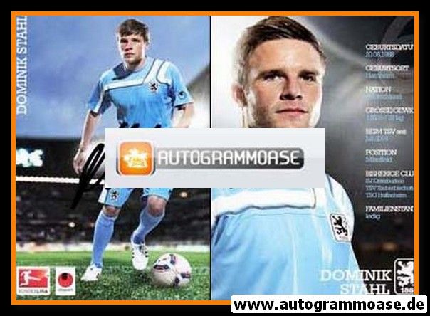 Autogramm Fussball | TSV 1860 München | 2011 | Dominik STAHL