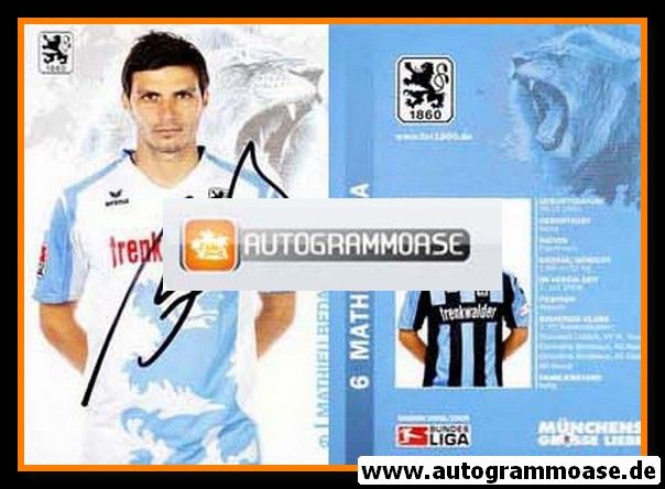 Autogramm Fussball | TSV 1860 München | 2008 | Mathieu BEDA