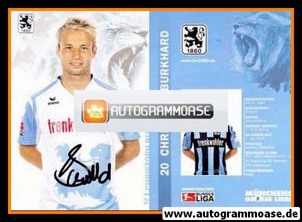 Autogramm Fussball | TSV 1860 München | 2008 | Christoph BURKHARD