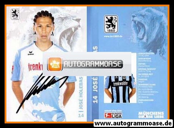 Autogramm Fussball | TSV 1860 München | 2008 | Jose HOLEBAS