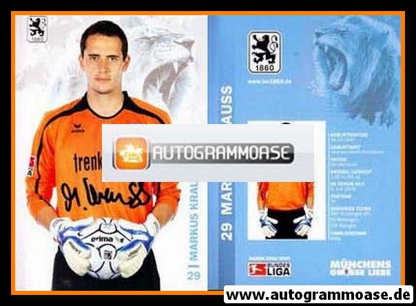 Autogramm Fussball | TSV 1860 München | 2008 | Markus KRAUSS