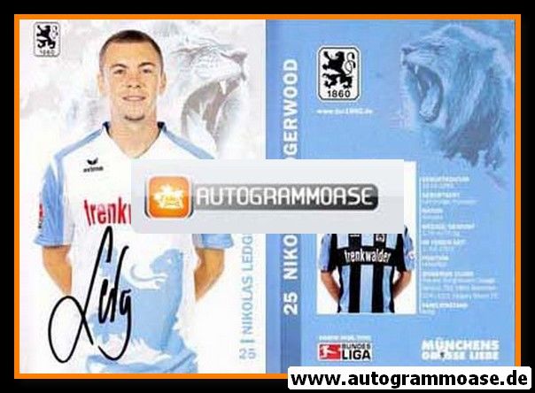 Autogramm Fussball | TSV 1860 München | 2008 | Nikolas LEDGERWOOD