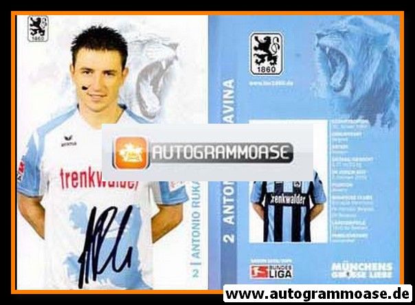 Autogramm Fussball | TSV 1860 München | 2008 | Antonio RUKAVINA