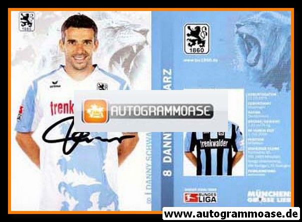 Autogramm Fussball | TSV 1860 München | 2008 | Danny SCHWARZ