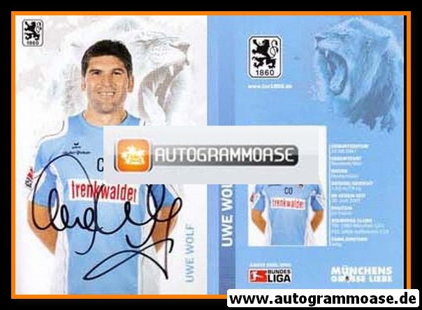 Autogramm Fussball | TSV 1860 München | 2008 | Uwe WOLF