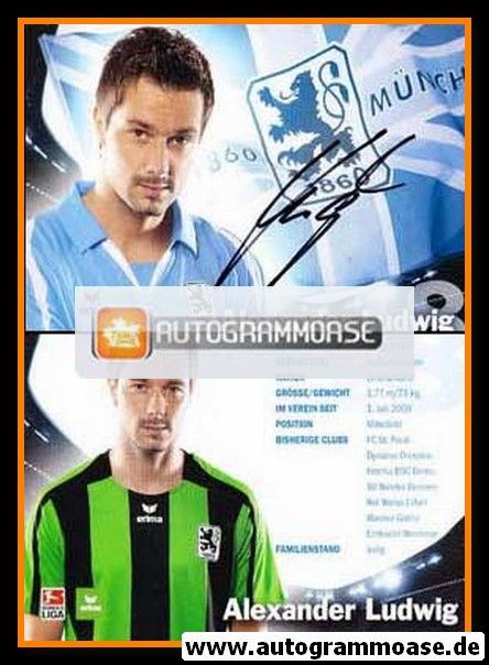 Autogramm Fussball | TSV 1860 München | 2009 | Alexander LUDWIG