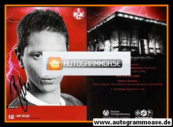 Autogramm Fussball | 1. FC Kaiserslautern | 2009 | Jiri BILEK
