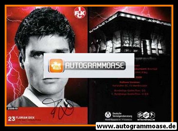 Autogramm Fussball | 1. FC Kaiserslautern | 2009 | Florian DICK