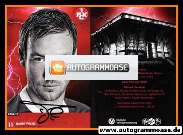 Autogramm Fussball | 1. FC Kaiserslautern | 2009 | Danny FUCHS
